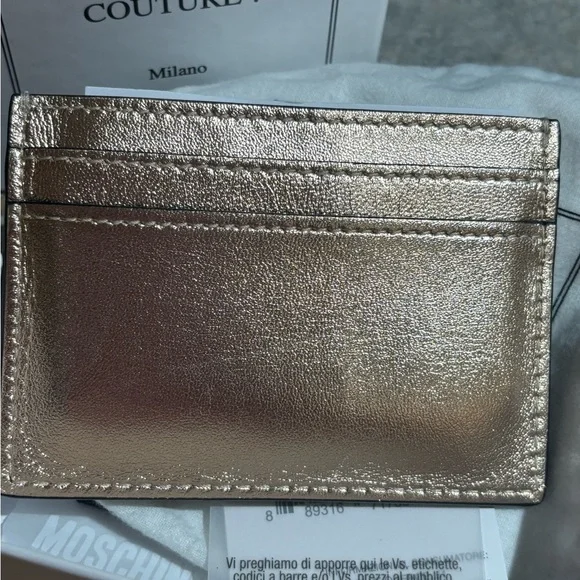 MOSCHINO NWT CARD HOLDER - Picture 3 of 3